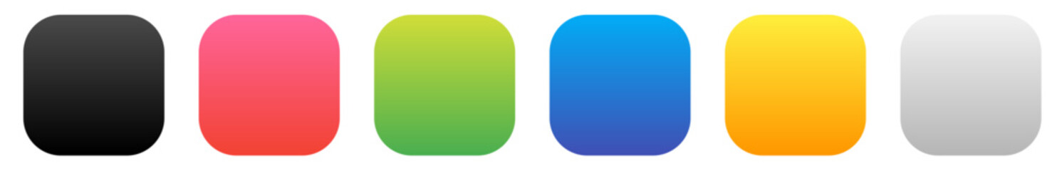 blank six square icon background with gradient color