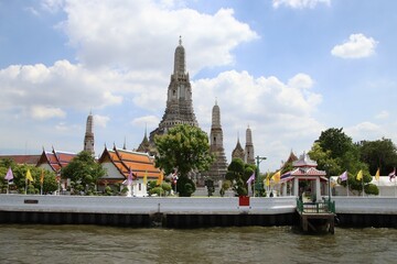 famous temple in Bangkok Thailand 