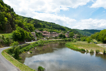 Fototapeta premium Chamalieres-sur-Loire, Auvergne France