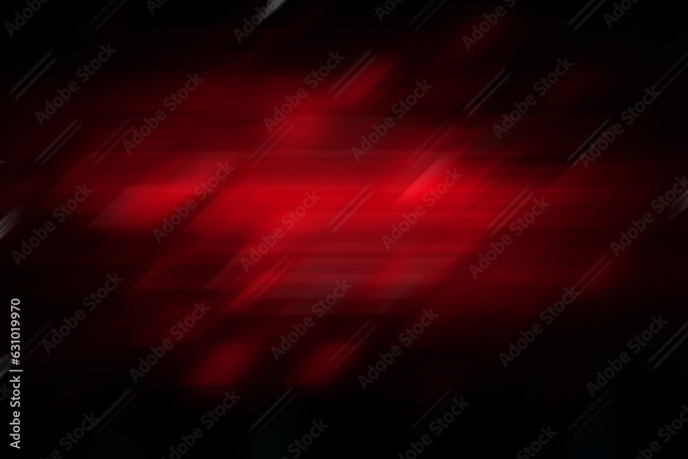 Fototapete abstract red black background with rays light, color gradient motion blurred. use for empty studio r