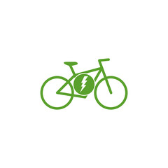 Fototapeta premium Electric bike isolated on transparent background