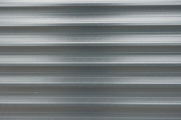 Obraz premium Closeup of dark gray plastic roller shutter