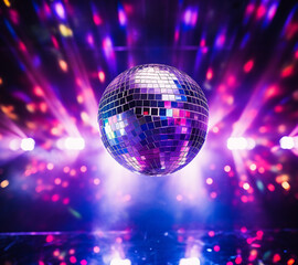 Obraz premium Gleaming Disco Sphere