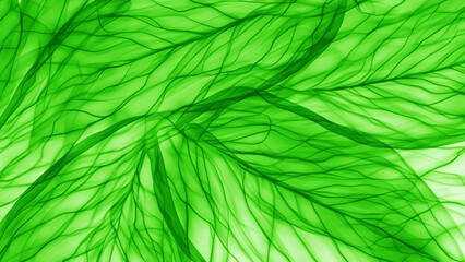 Green leaves ecology poster background