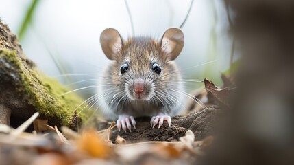 a mouse in the wild