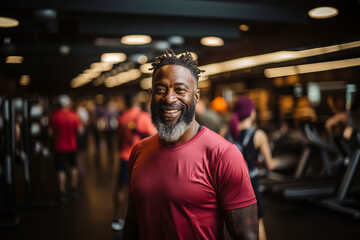 Obraz premium portrait of personal trainer man ready for workout coaching. Training, wellness and exercise coach confident
