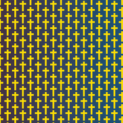 Pray and Worship Pattern Seamless Background