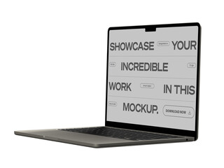 Macbook Mockup Transparent PNG