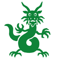 干支の辰キャラクターイラスト