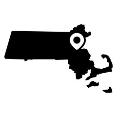 Massachusetts map