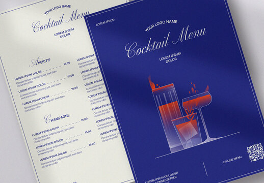 Elegant Cocktails Menu