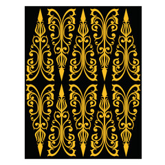 
Vector illustration for the Malay Riau Indonesia pattern motif, namely 