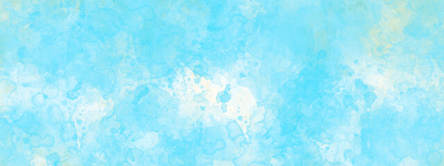 Watercolor blue background. Watercolor cloud texture. Blue watercolor vector background. watercolor background with abstract cloudy sky concept with color splash design. 