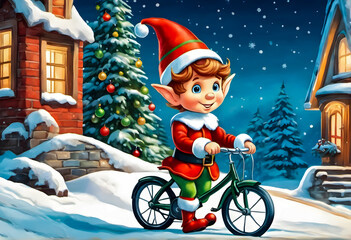 weihnachtlicher Lieferdienst, gen AI