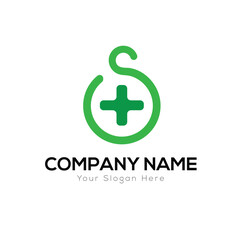 Vector s health logo design template
