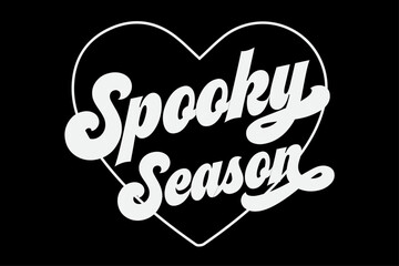 Spooky Seoson Funny Halloween T-Shirt Design
