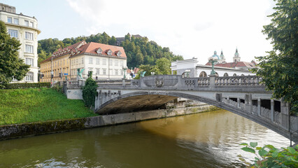 Fototapeta premium Ljubljana city impressions from the capital of Slovenia