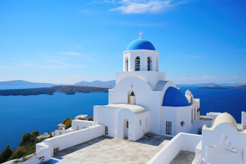 Aegean Sea Castles Beneath Blue Skies