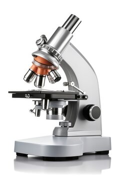 Professional microscope in laboratory, Science equipment and medical tools, Microscope research.