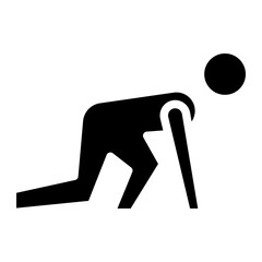 stickman sports glyph 