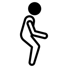 stickman standing dualtone 