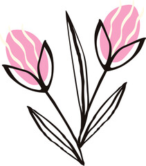 illustration of a flower