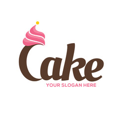 Cake shop logo design