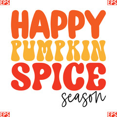 fall retro svg design and eps file