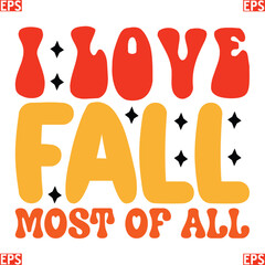 fall retro svg design and eps file