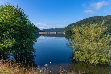 Naklejka premium View of the lake Eugi in Pueblo de Eugi
