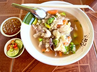 it is lao food, it calls Suky. 