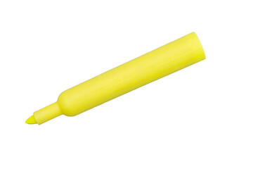 Yellow highlighter marker for school