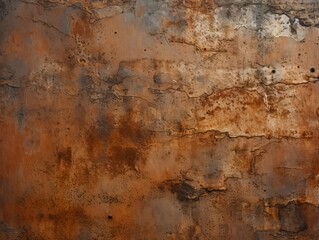 rusty metal background texture. ai generative art.