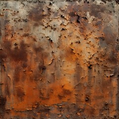 rusty metal background texture. ai generative art.