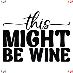 Wine retro svg design and eps file