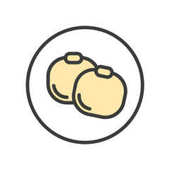 Obraz premium Food allergy icon