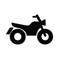 Motorcycle Icon Vector 