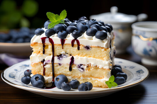 Blaubeertorte