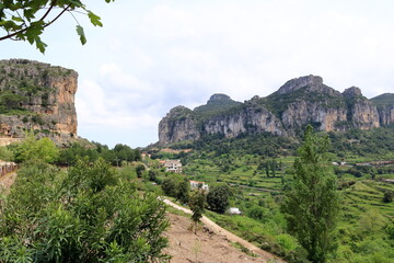 Fototapeta premium View of Monte Corongiu near Jerzu, Ulassai, Sardinia, Italy