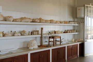 Cagliari: old laboratory museum of saline in the Molentargius Regional Park - Idrovora of Rollo -...