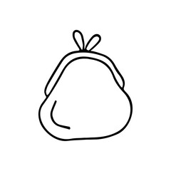 Hand drawn vector illustration wallet