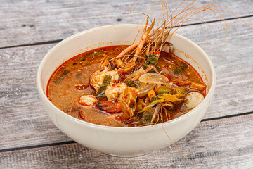 Thai traditional cuisine - Tom Yum soup