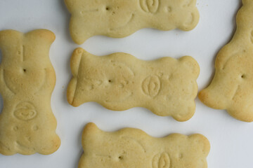 baby bear shaped biscuits