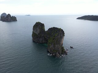 Drone picture of Koh Chueak near Koh Lanta, Thailand
