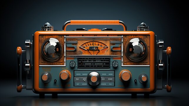 Rare old radio in museum