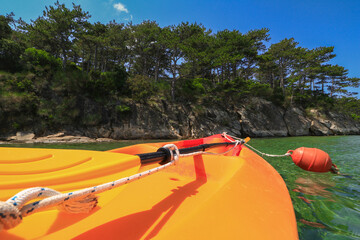 Canoeing on the Adriatic Sea in Croatia kayaking holiday

