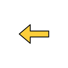 Arrow icon vector for web and mobile app. Arrow sign and symbol for web design.