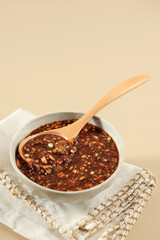 Bumbu Rujak Buah or Cireng, Palm Sugar with Chilli and Peanut Sauce