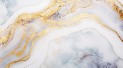 resin geode white gold close up abstract background