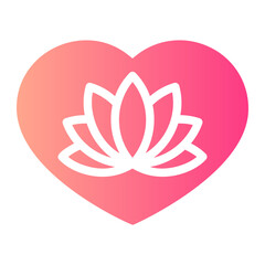 love gradient icon